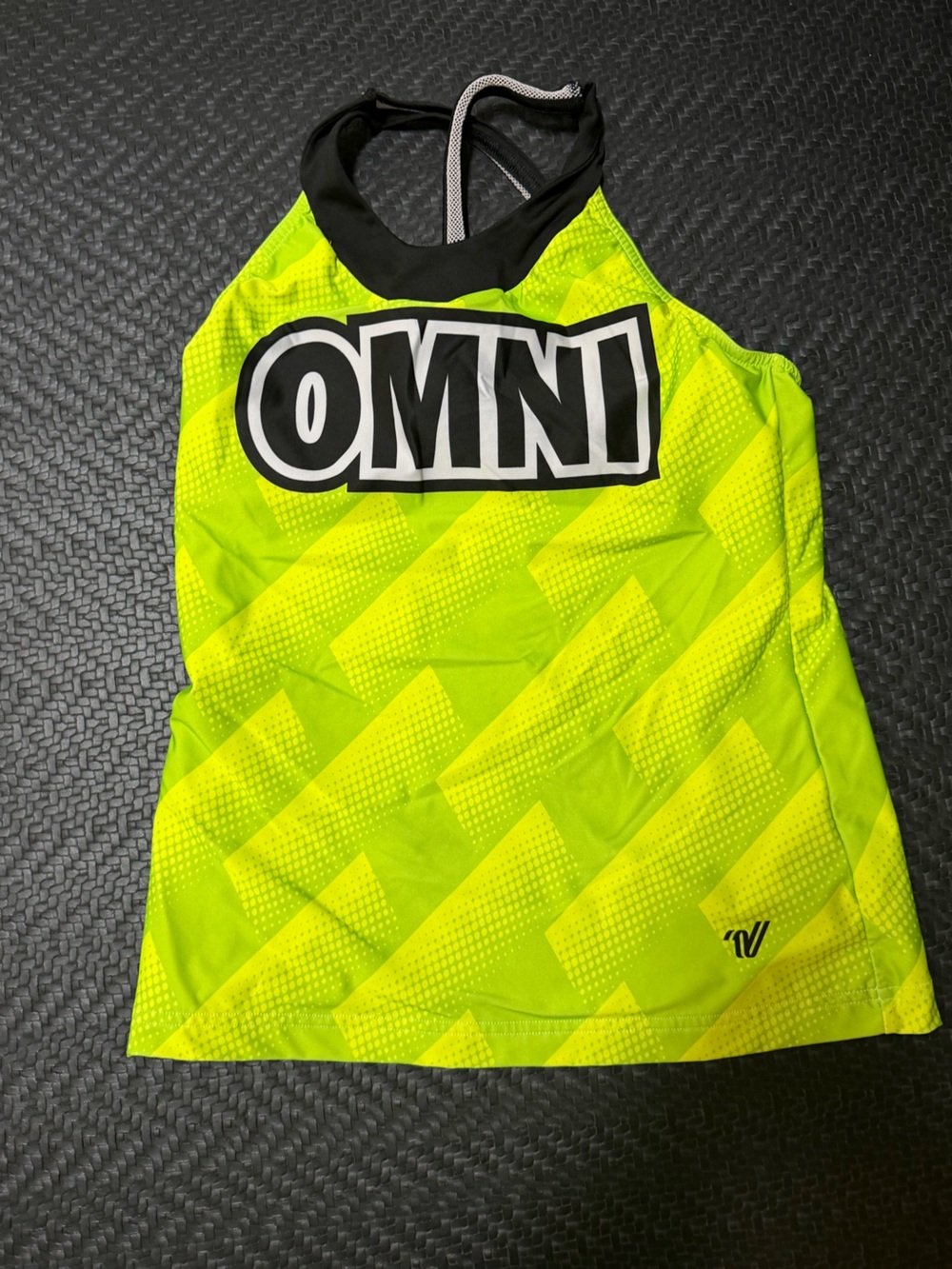 Varsity Neon Yellow OMNI World Cup Racerback Tank Top